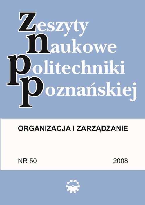 Organizacja i Zarządzanie, 2008/50