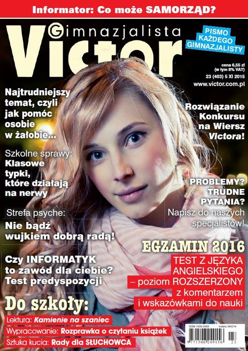 Victor Gimnazjalista 23/2015