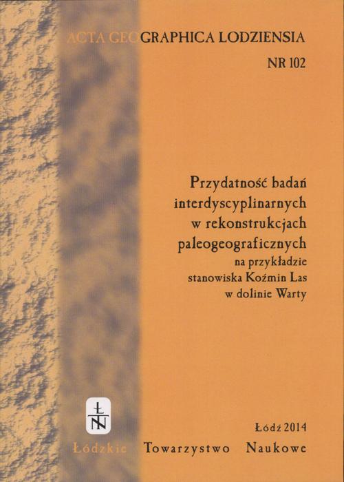 Acta Geographica Lodziensia t. 102/2014