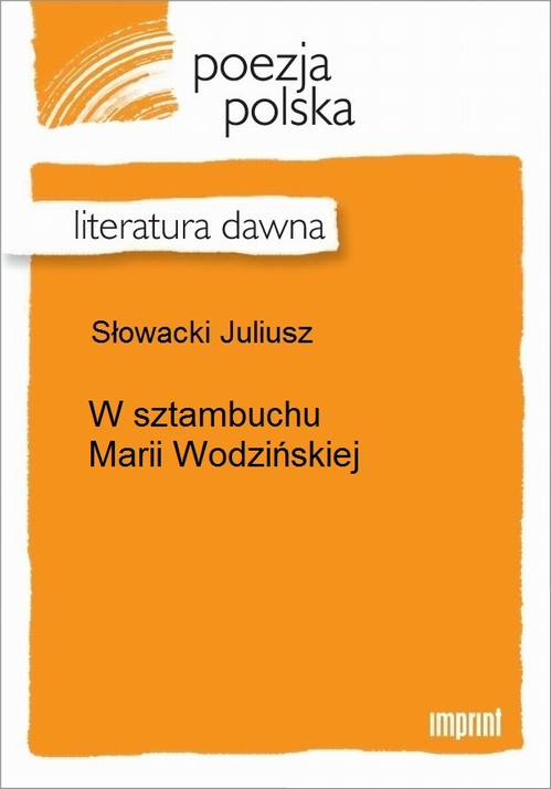 W sztambuchu Marii Wodzińskiej