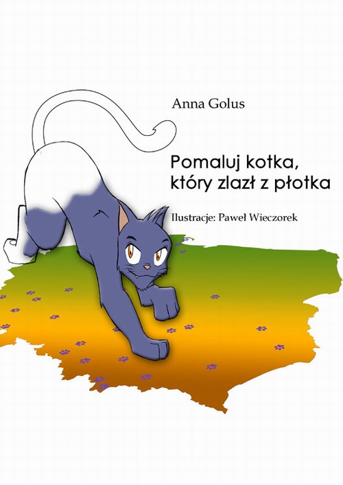 Pomaluj kotka, który zlazł z płotka