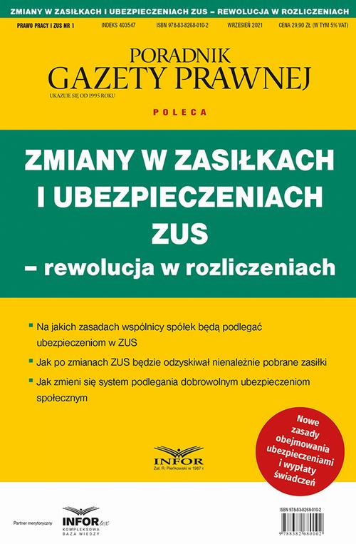 Zmiany w zasiłkach i ubezpieczeniach ZUS - rewolucja w ubezpieczeniach