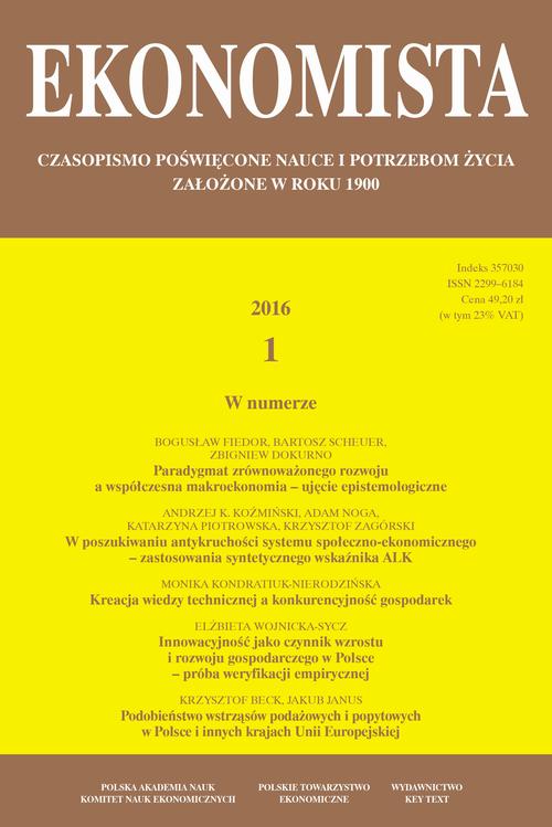 Ekonomista 2016 nr 1